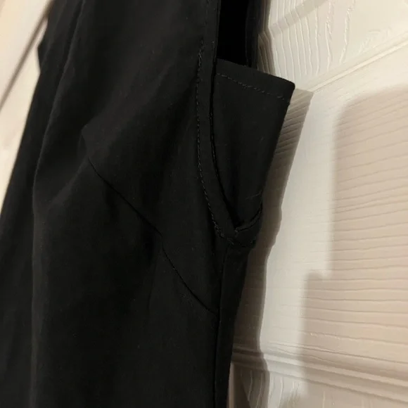 NEW Maeve Anthropologie Gathered Waist Sleeveless Midi Dress Black Women’s Small - Picture 7 of 13